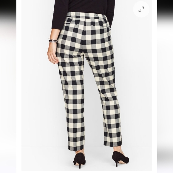 Talbots Plus Size Exclusive Hampshire Ankle Pants - Buffalo Check women's 16 new - Picture 9 of 9